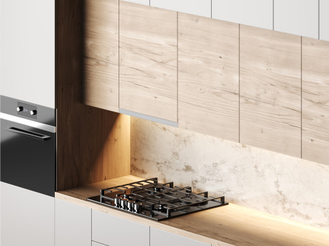 Modern kitchen 02 3D-Modell