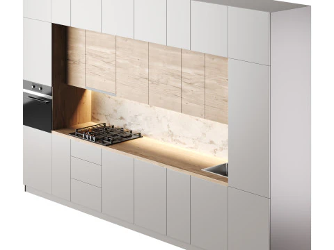 cocina moderna 02 Modelo 3D