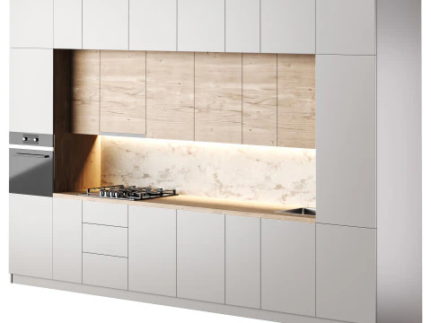 cocina moderna 02 Modelo 3D