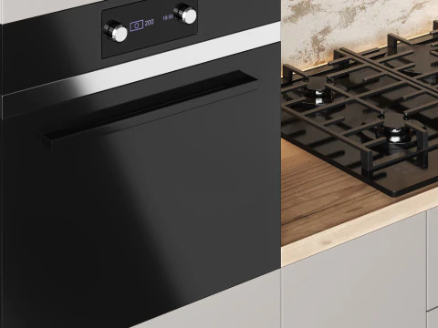 cocina moderna 02 Modelo 3D