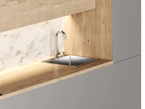 cocina moderna 02 Modelo 3D