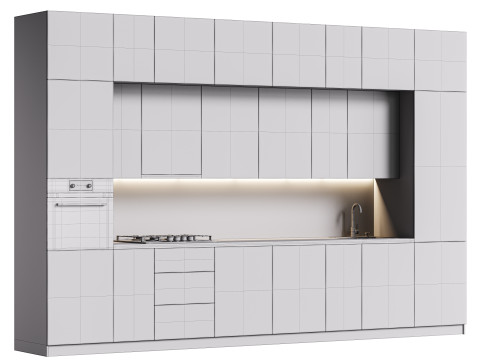 Modern kitchen 02 3D-Modell