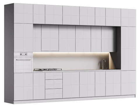 cocina moderna 02 Modelo 3D