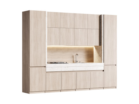 Modern kitchen 03 3Dモデル