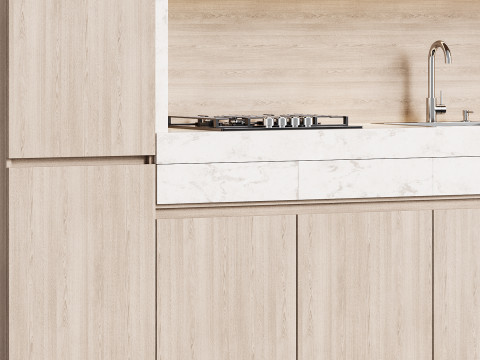 Modern kitchen 03 3D मॉडल