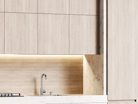 cocina moderna 03 Modelo 3D