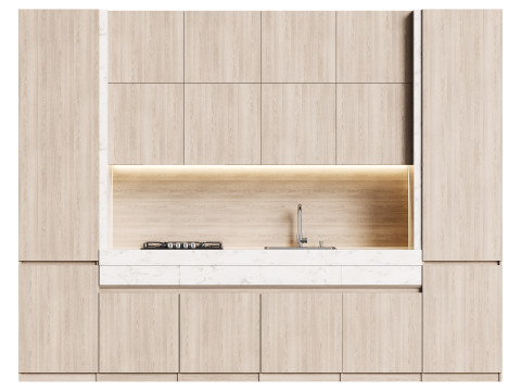 Modern kitchen 03 3D मॉडल