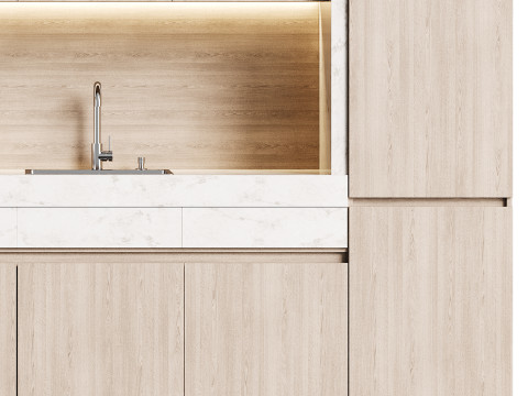 Modern kitchen 03 3D मॉडल