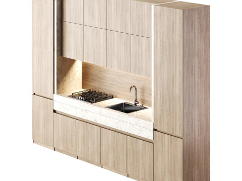 cocina moderna 03 Modelo 3D