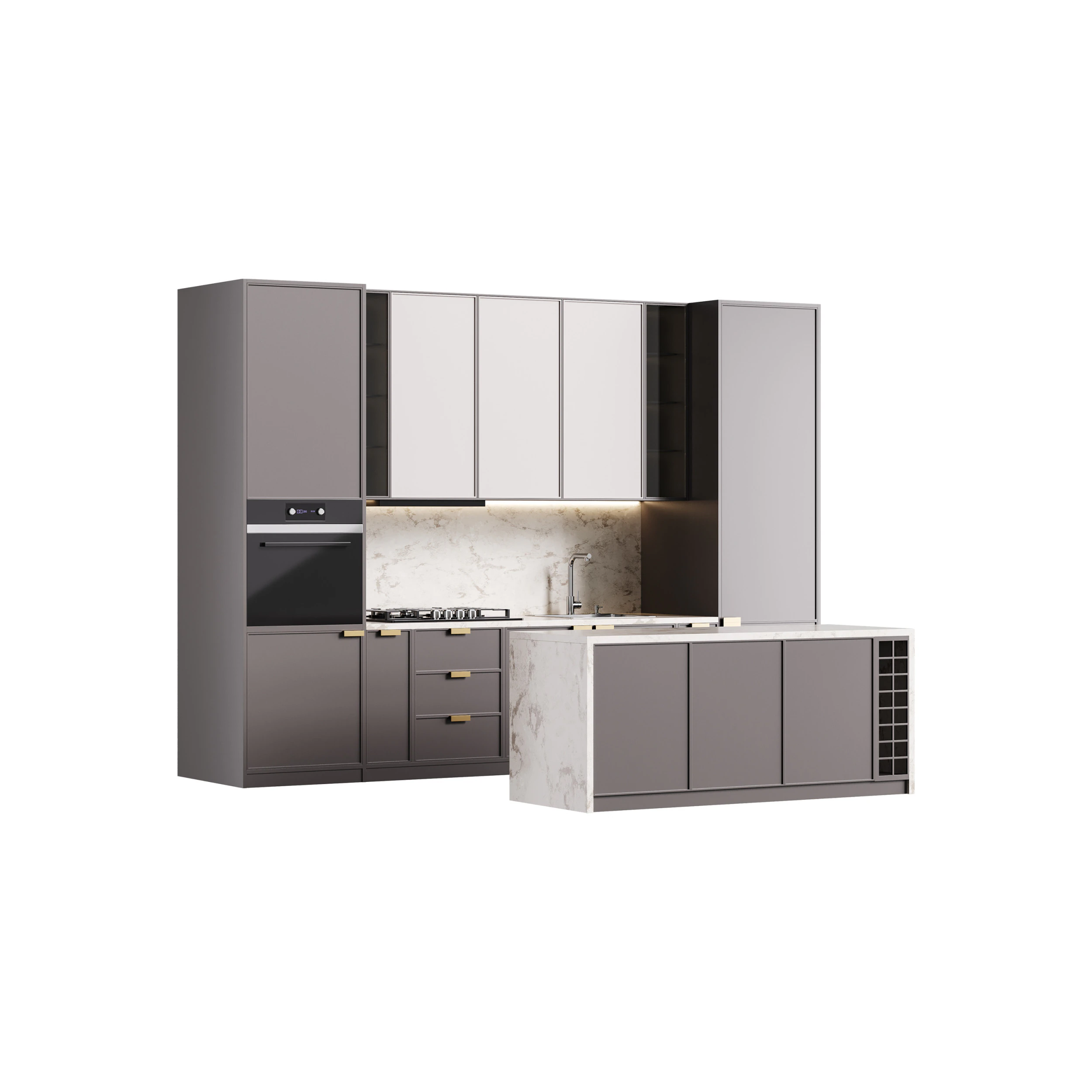 Cuisine moderne 04 Modèle 3D .c4d .max .obj .3ds .fbx .stl .blend 