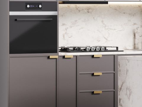 Modern kitchen 04 Model 3D