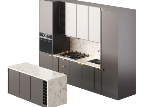 Cuisine moderne 04 Modèle 3D