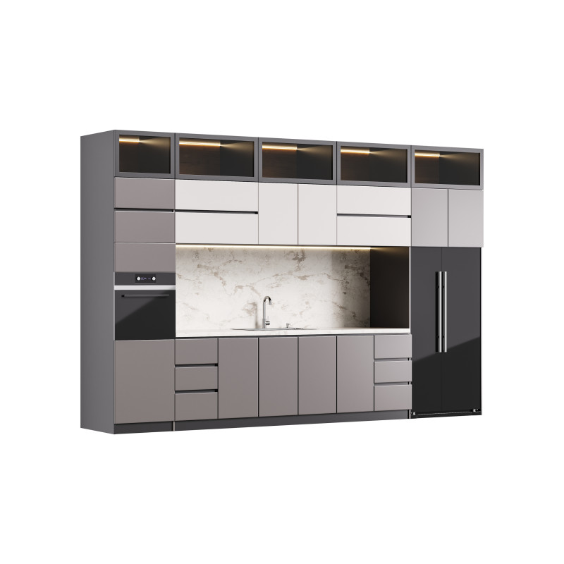 Modern kitchen 05 3D Модель .c4d .max .obj .3ds .fbx .stl .blend 
