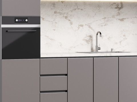 Modern kitchen 05 3D Модель