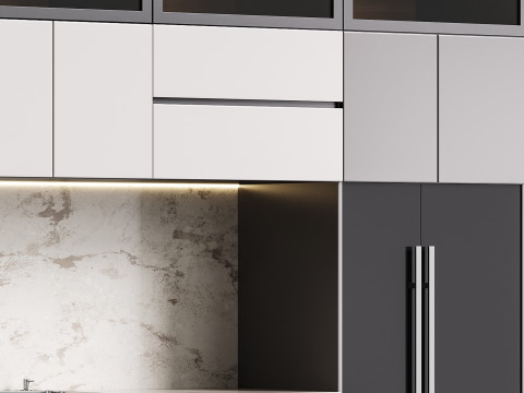 Modern kitchen 05 3D Модель