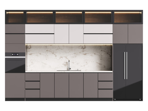 Modern kitchen 05 3D Модель