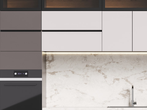 Modern kitchen 05 3D Модель