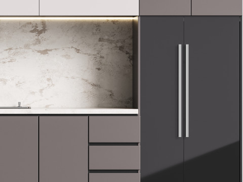 Modern kitchen 05 3D Модель