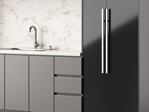 Modern kitchen 05 3D Модель
