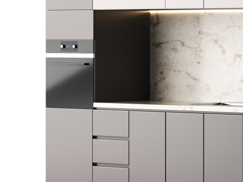 Modern kitchen 05 3D Модель