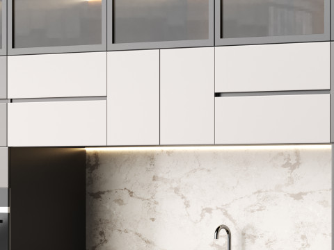 Modern kitchen 05 3D Модель