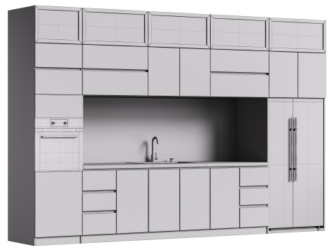 Modern kitchen 05 3D Модель