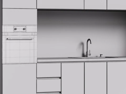 Cozinha moderna 05 Modelo 3D
