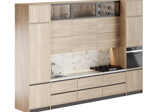 Modern kitchen 06 Modèle 3D