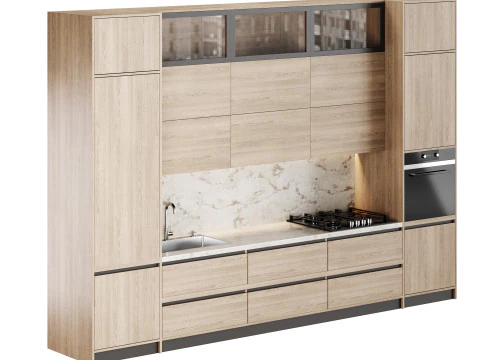 Modern kitchen 06 3D Model