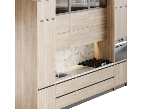 Modern kitchen 06 3D Model