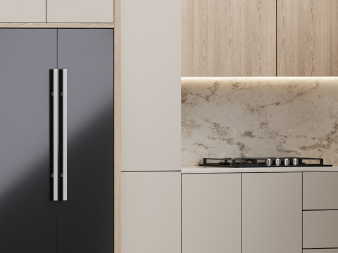 Modern kitchen 08 3D Model