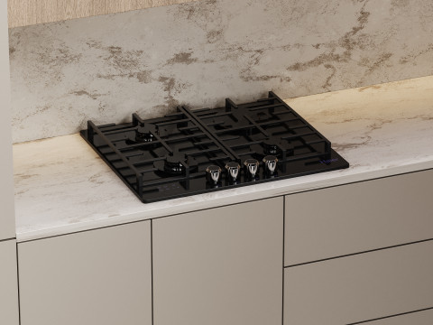 Modern kitchen 08 3D Model