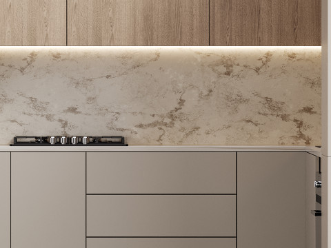 Modern kitchen 08 3D Model
