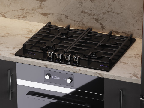 Modern kitchen 09 3D Model