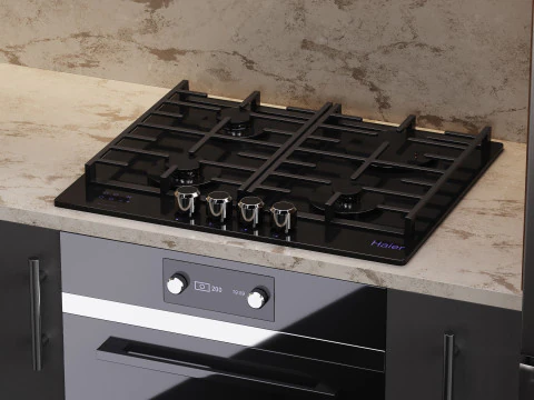 Modern kitchen 09 3D Model