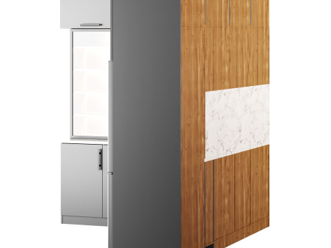 Modern kitchen 09 3D Model