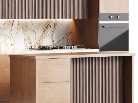 Modern kitchen 10 3D Model