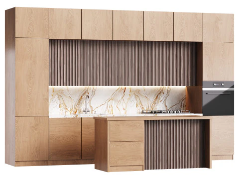 Modern kitchen 10 3D Model