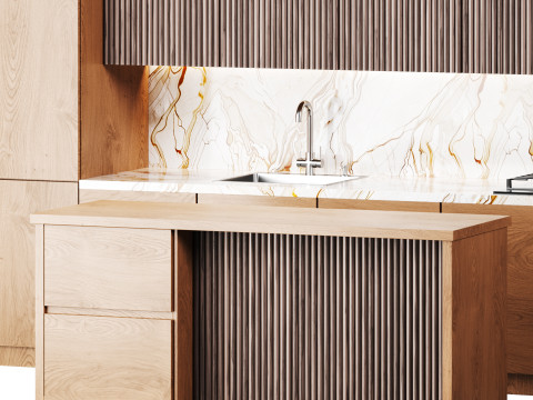 Modern kitchen 10 3Dモデル