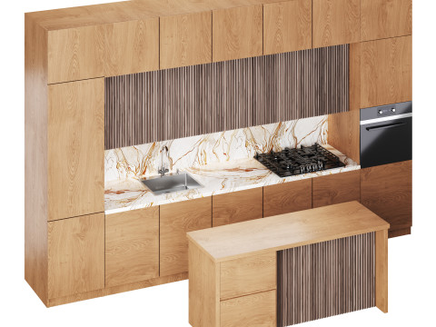 Modern kitchen 10 3Dモデル
