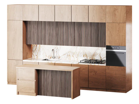 Modern kitchen 10 3D Model