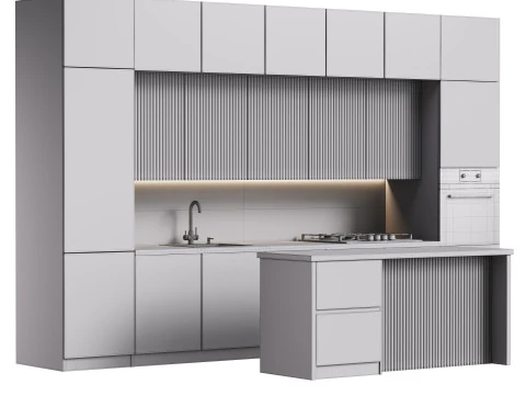 Modern kitchen 10 3D Model