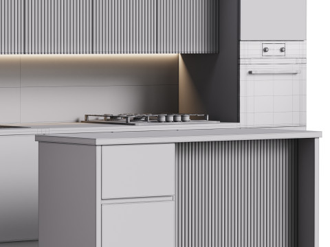 Modern kitchen 10 3Dモデル