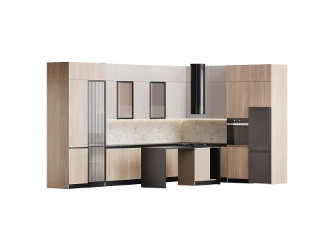 cocina moderna 27 Modelo 3D