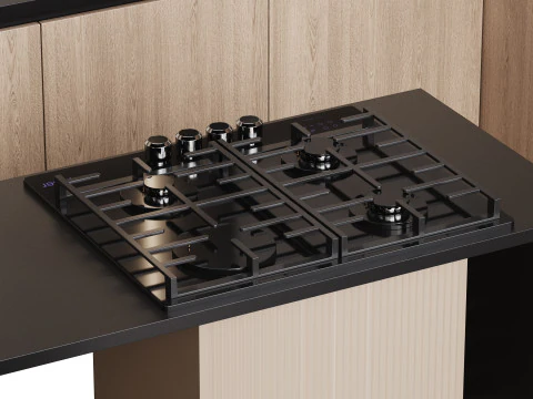 Modern kitchen 27 3D Model