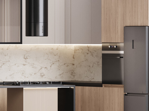 Modern kitchen 27 3D-Modell