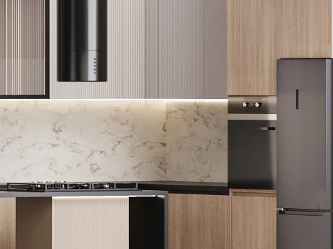 Modern kitchen 27 3D Model