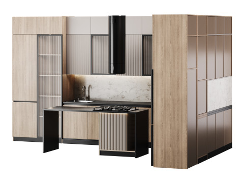 Modern kitchen 27 3D-Modell