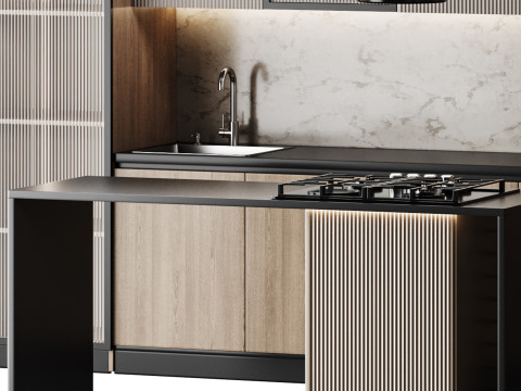Modern kitchen 27 3D-Modell