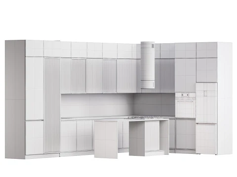 Modern kitchen 27 3D Model